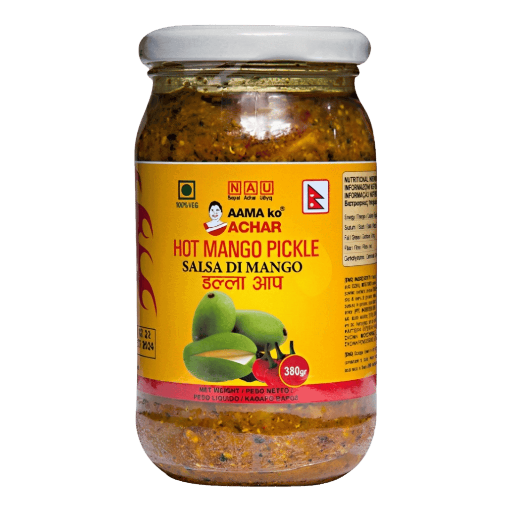 Aama Ko Hot Mango Pickle 380 g buy online USA