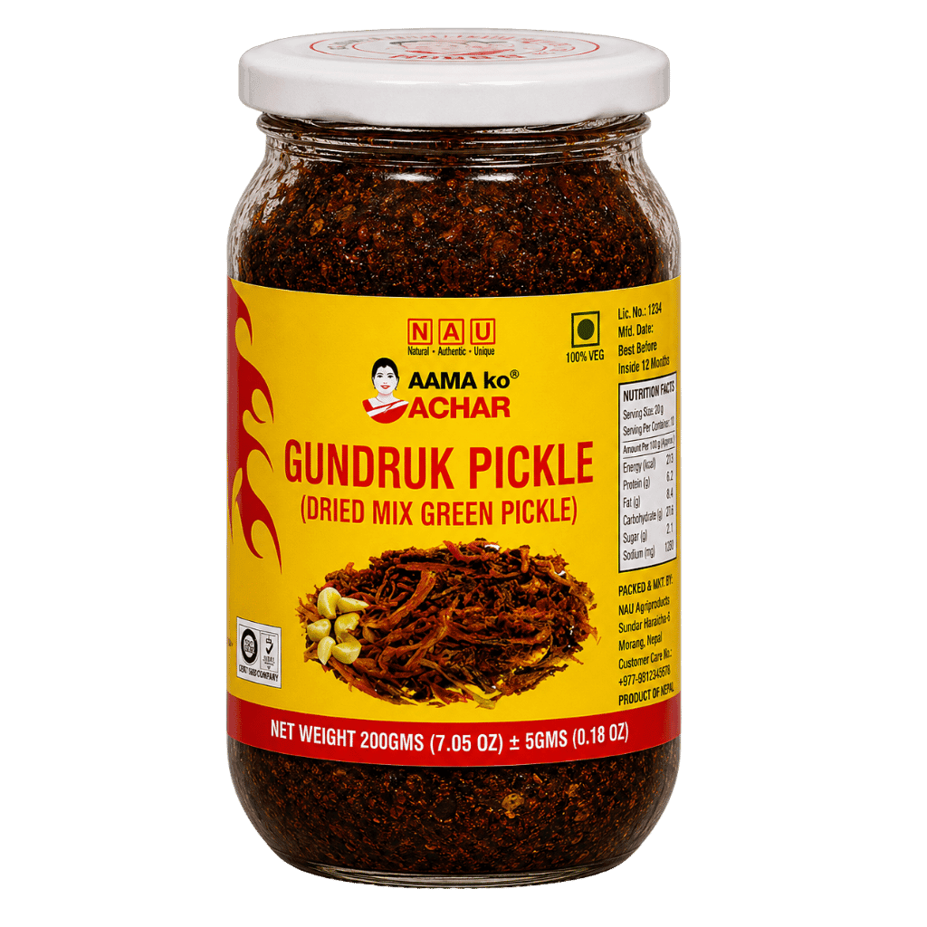 Aama Ko Gundruk Pickle 200 g buy online USA