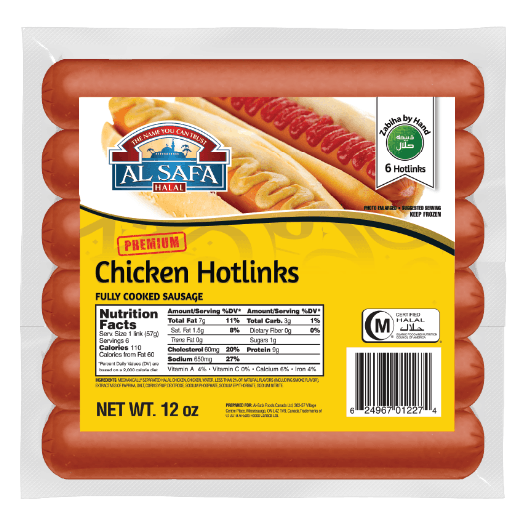 Al Safa Chicken Hotlinks 12 oz buy online USA