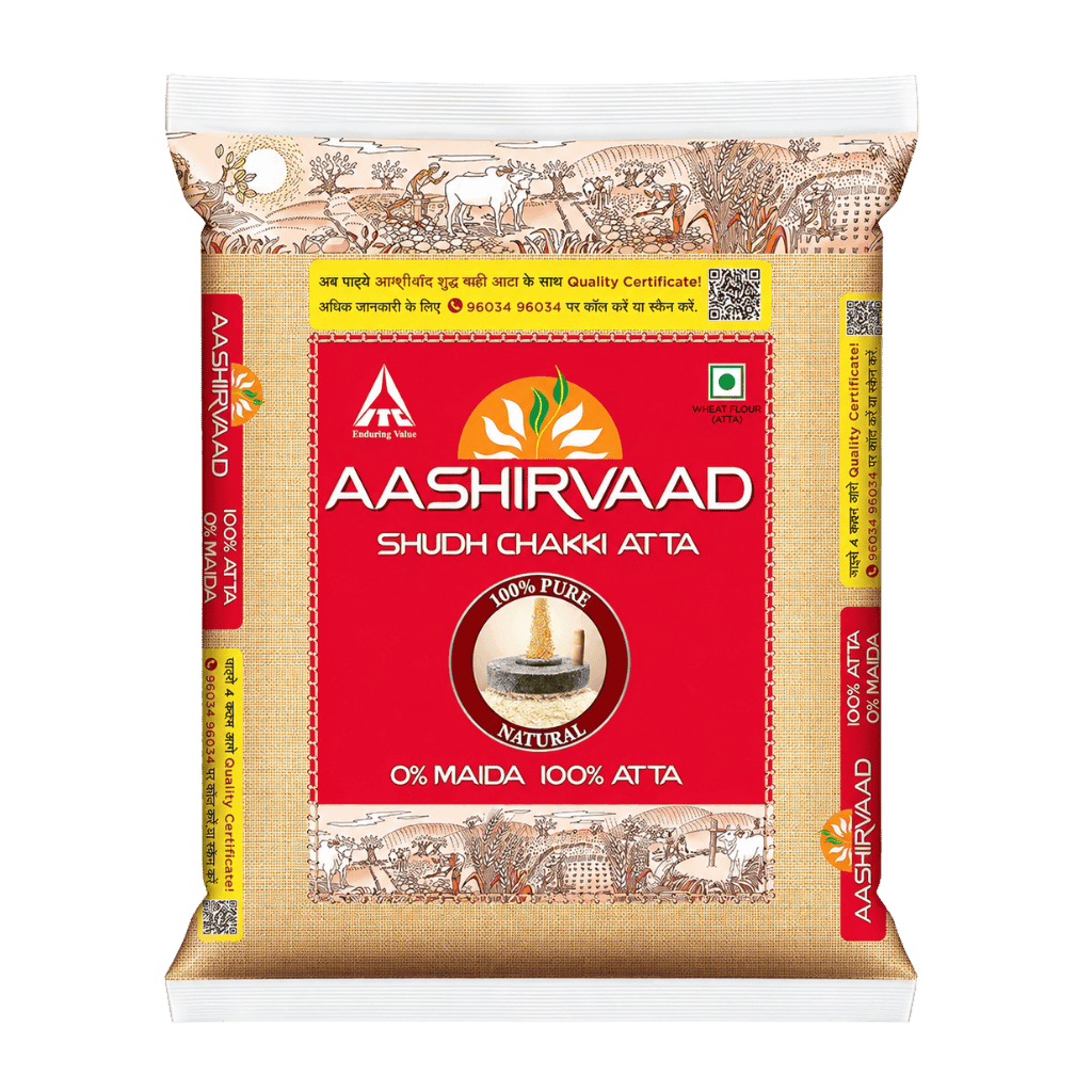 Ashirwad Shudh Chakki Atta 10 lb buy online USA