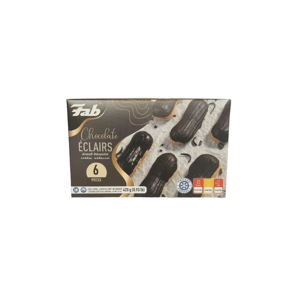 Fab Chocolate Eclairs 6 pcs buy online USA