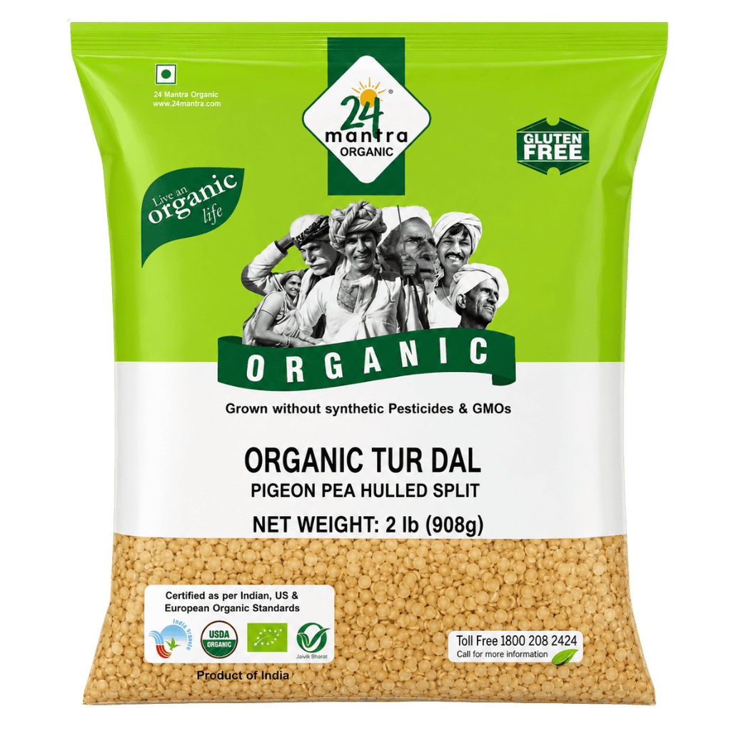 24 Mantra Organic Toor Dal 2 lb buy online USA