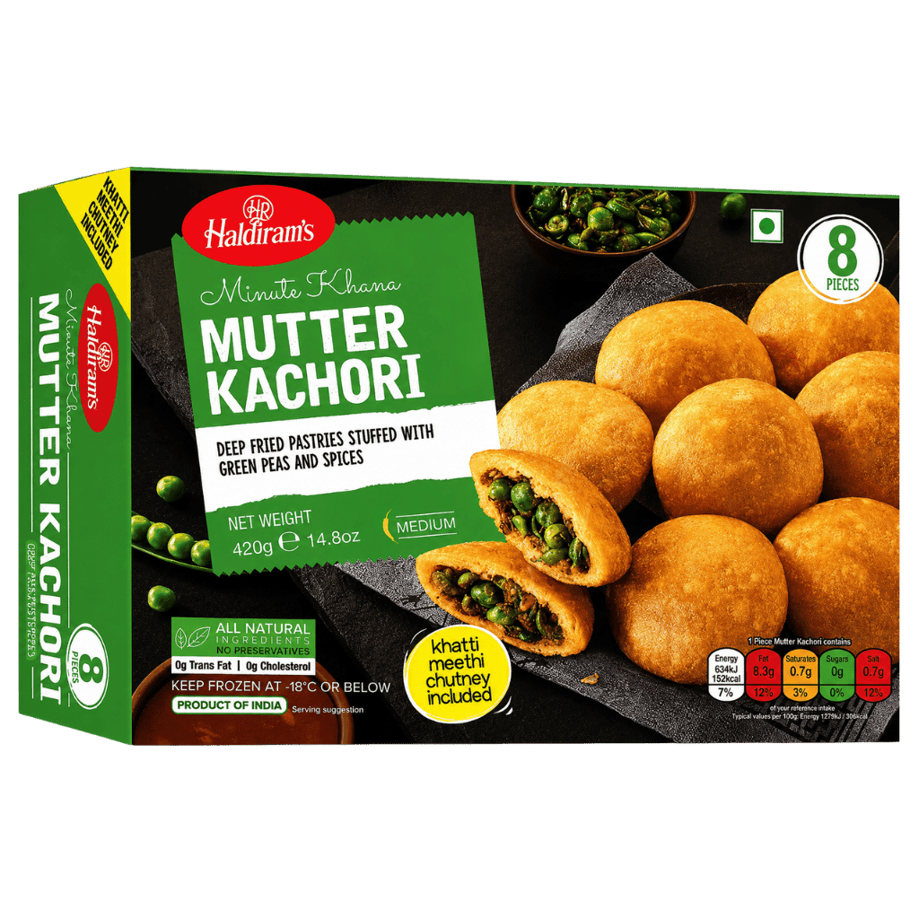 Haldiram Mutter Kachori 8 pcs buy online USA