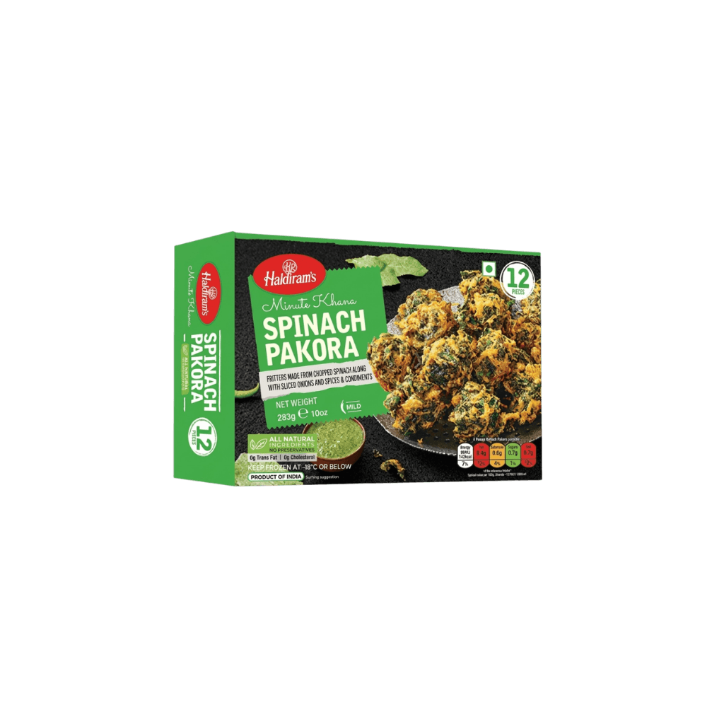 Haldiram Spinach Pakora 12 pcs buy online USA