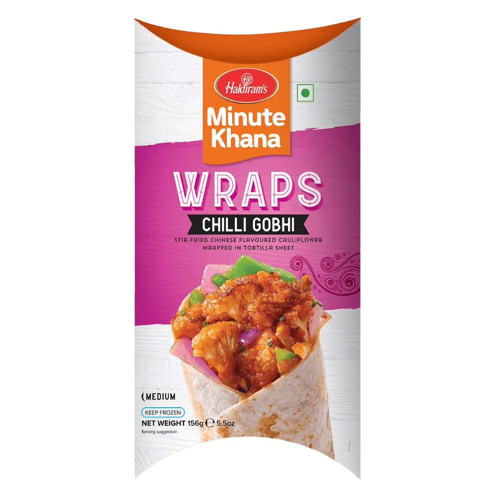 Haldiram's Wraps Chilli Gobhi 156 g buy online USA