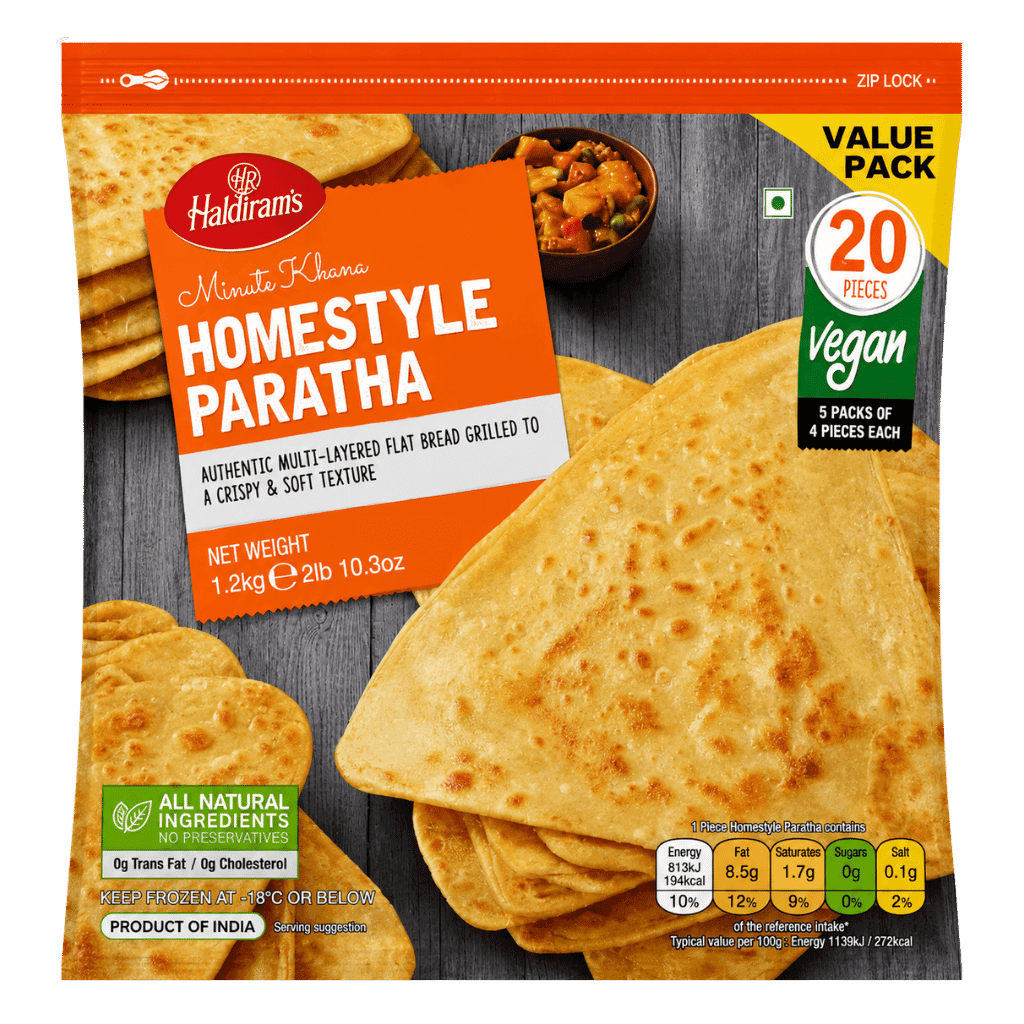 Haldiram's Homestyle Paratha 20 Pcs buy online USA