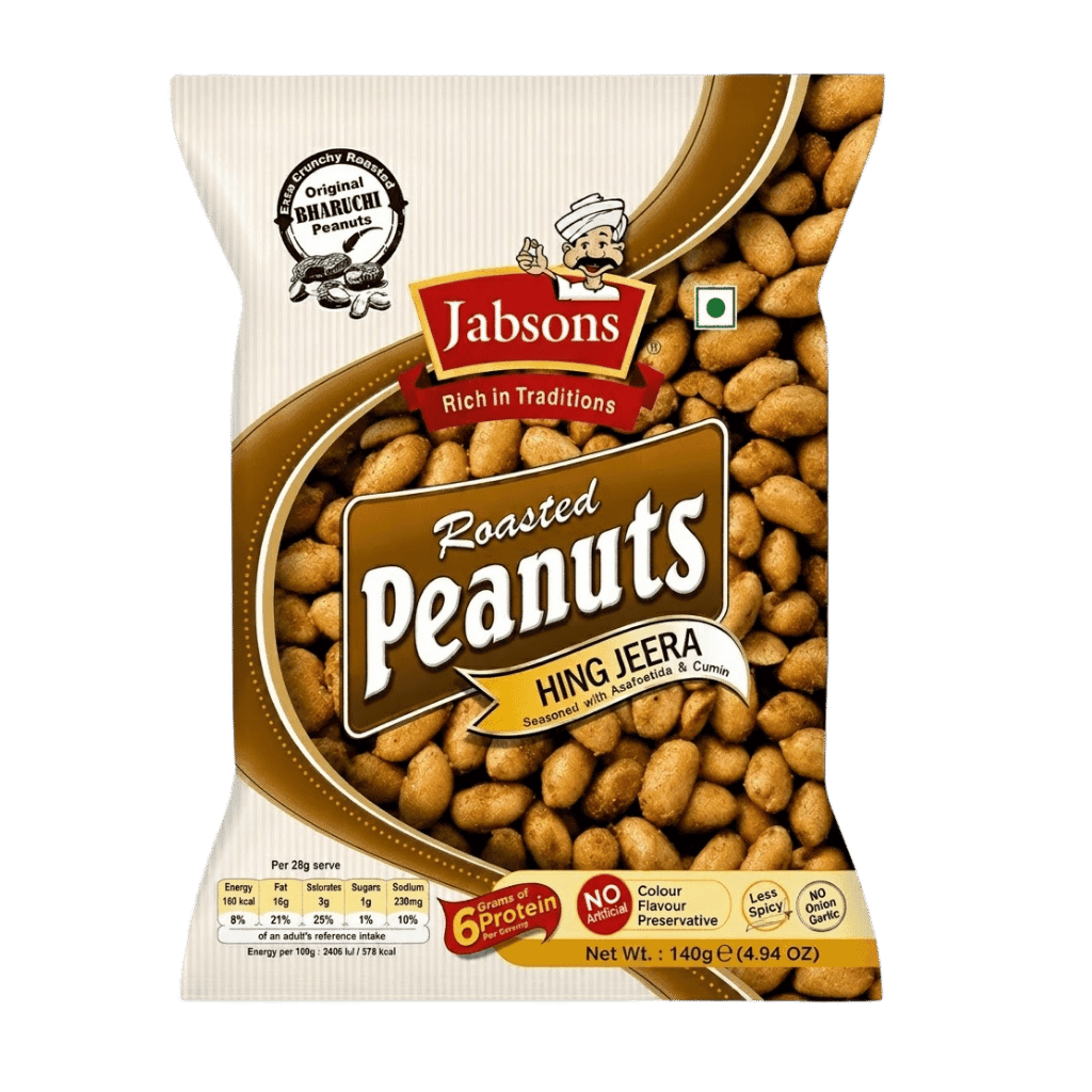 Jabsons Hing Jeera Peanuts 140 g buy online USA