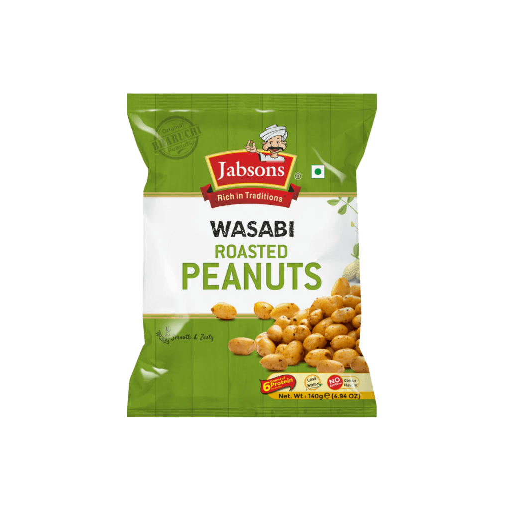 Jabsons Wasabi Roasted Peanuts 140 g buy online USA