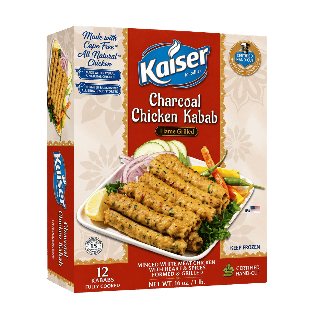 Kaiser Charcoal Chicken Kabab 12 pcs buy online USA