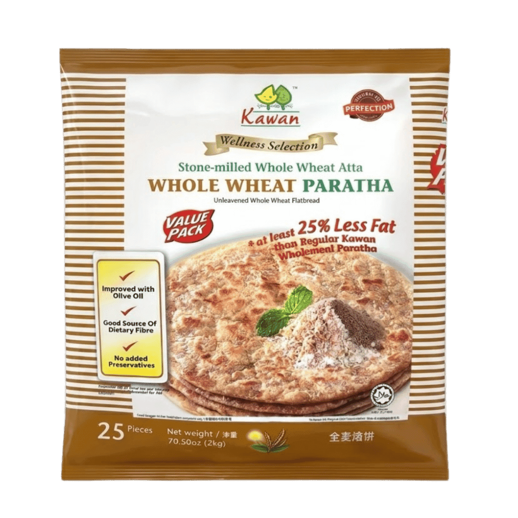 Kawan Whole Wheat Paratha 25 pcs buy online USA