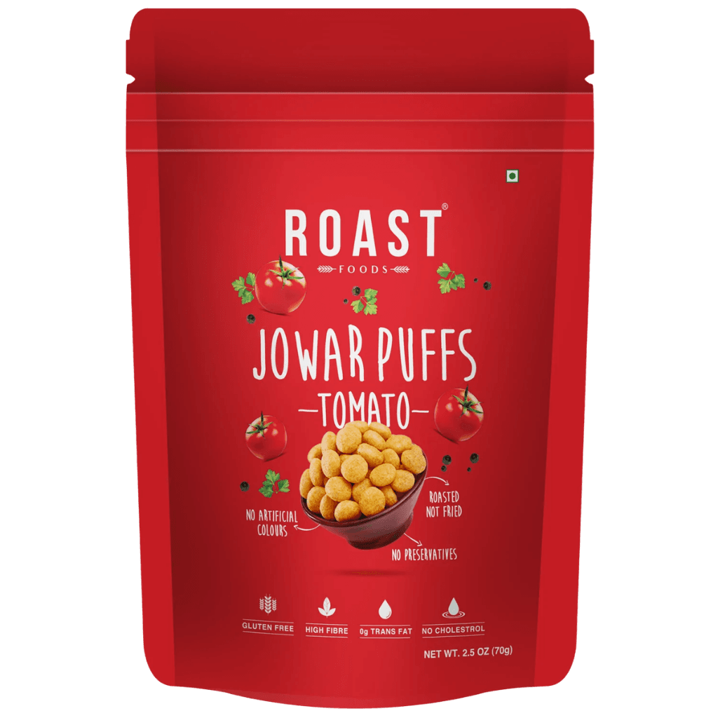 Roast Food Tomato Jowar Puffs 70 g buy online USA