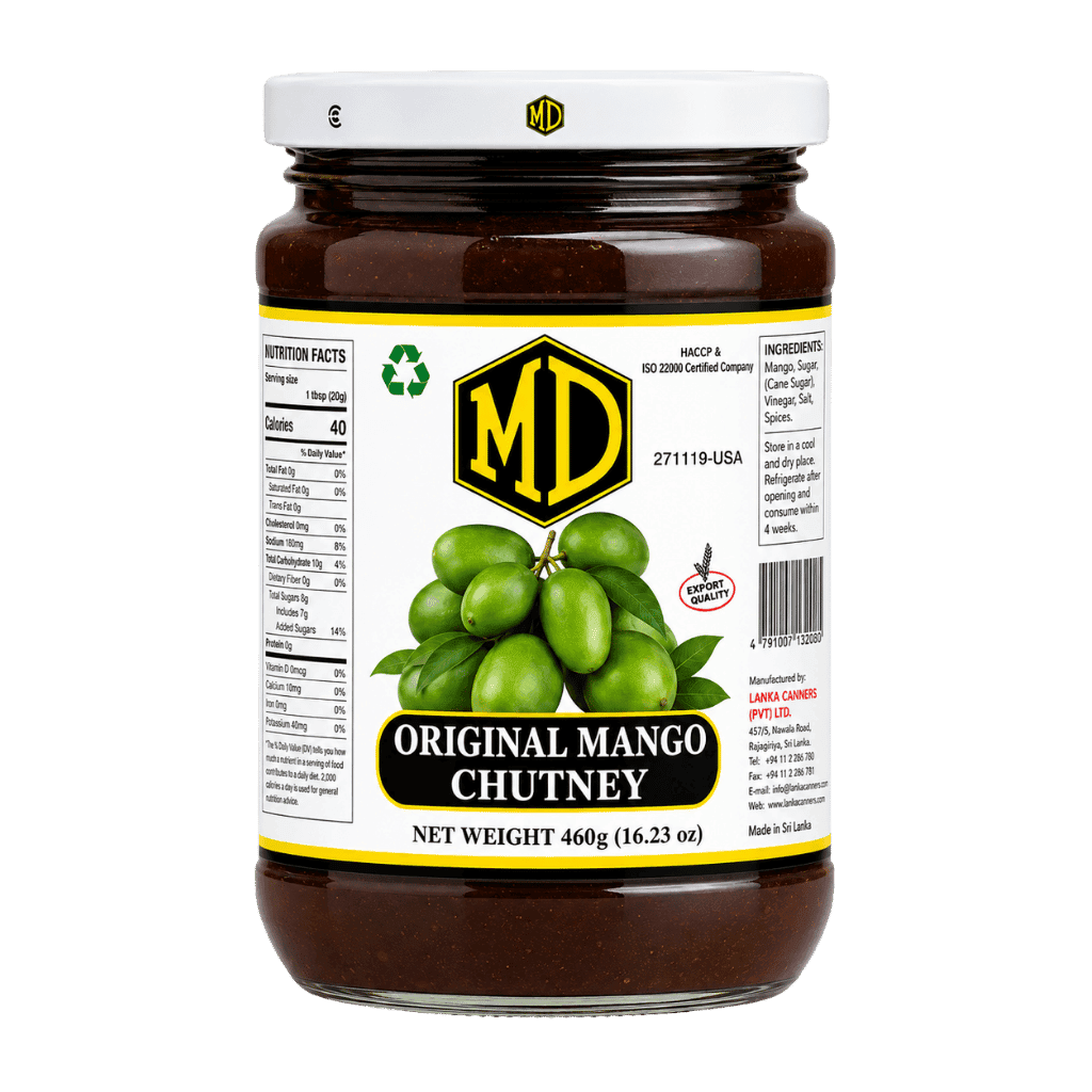 MD Original Mango Chutney 460 g buy online USA
