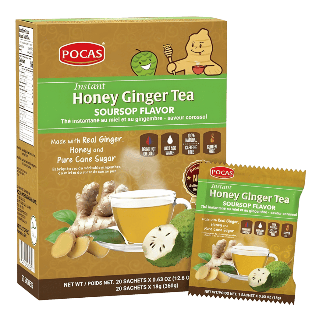 Pocas Ginger Tea Sour Sop 360 g buy online USA
