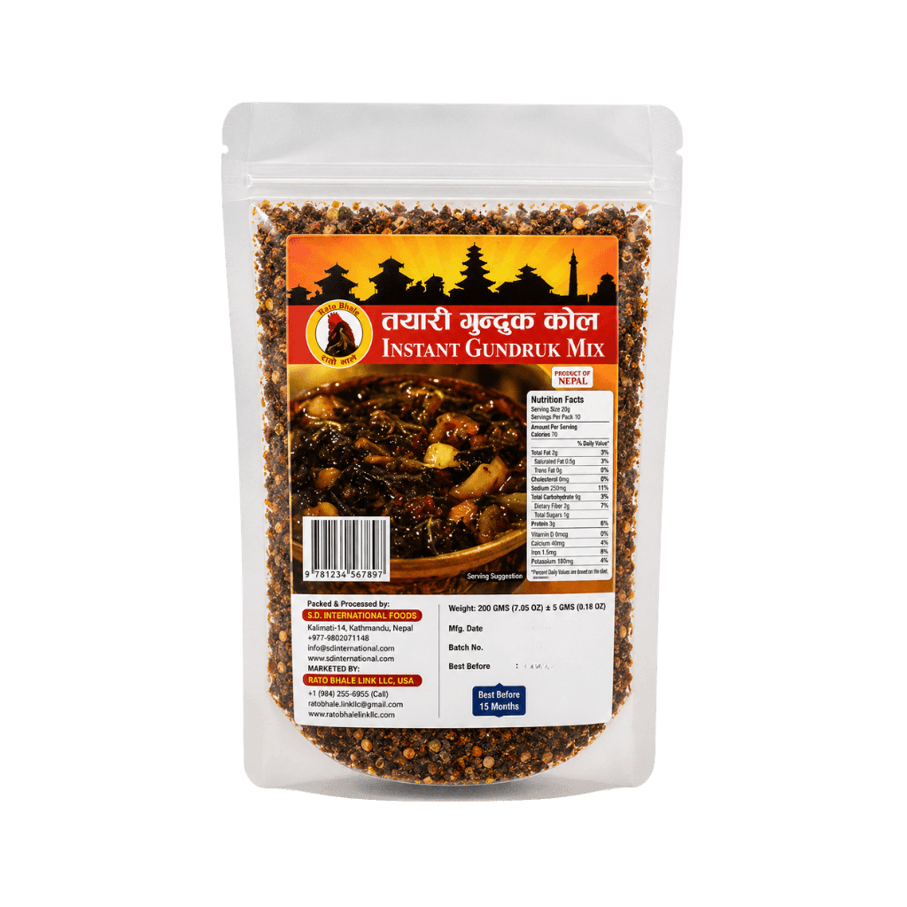 Rato bhale Instant Gundruk Mix 200 g buy online USA