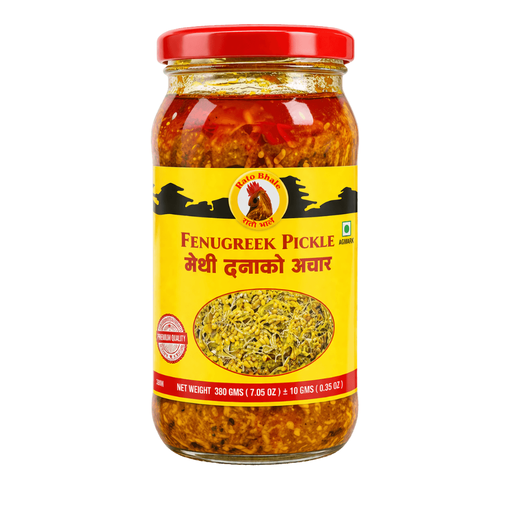 Rato bhale Fenugreek Pickle 380 g buy online USA