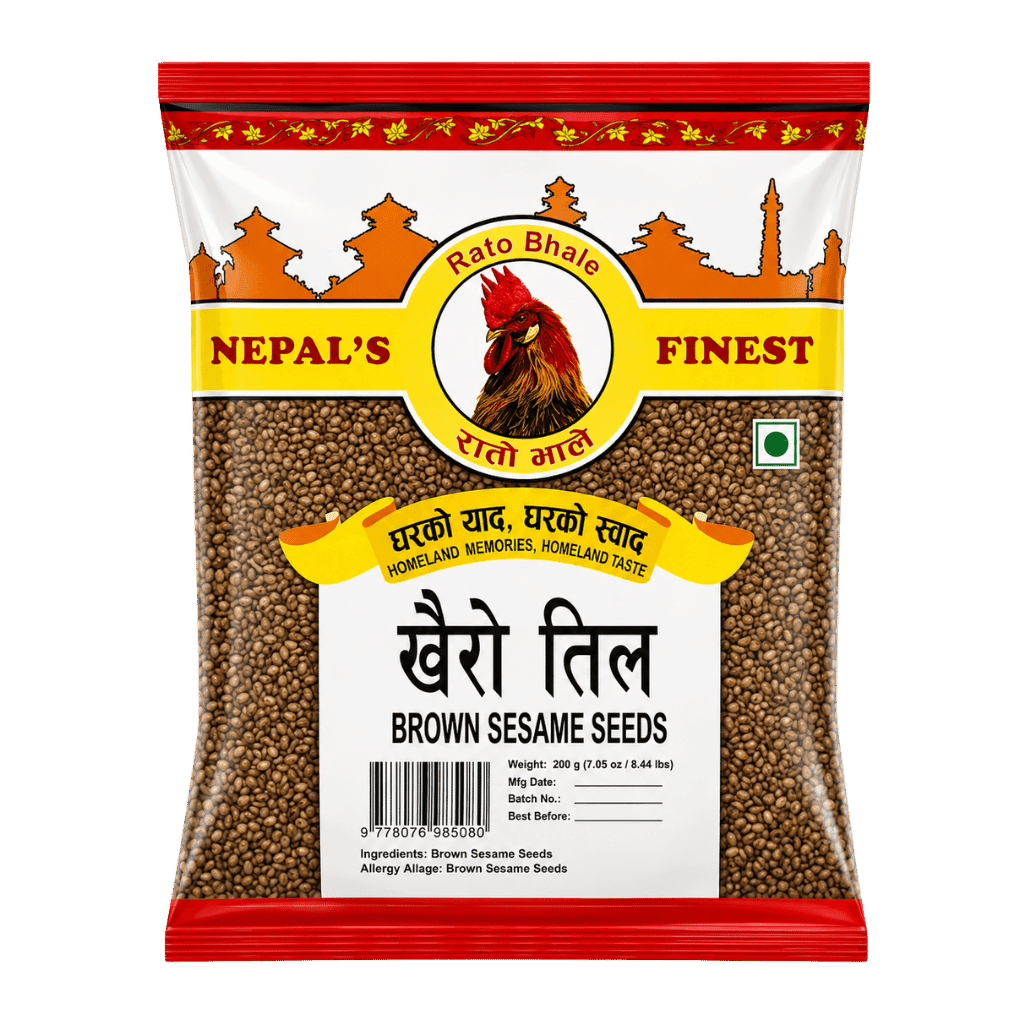 Rato bhale Brown Sesame Seeds 200 g buy online USA