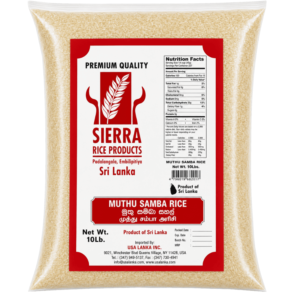 Sierra Muthu Samba Rice 10 lb buy online USA