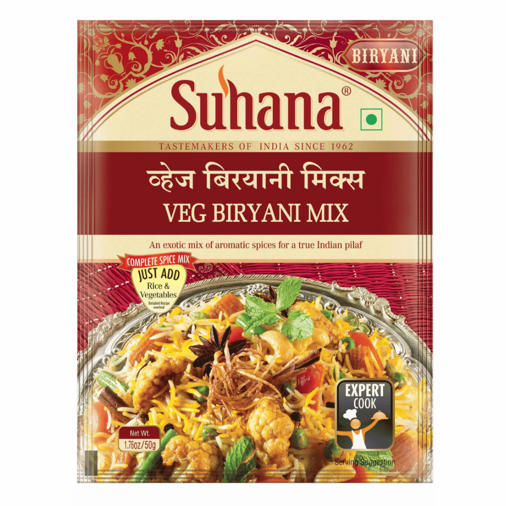 Suhana Veg. Biryani 50 g buy online USA