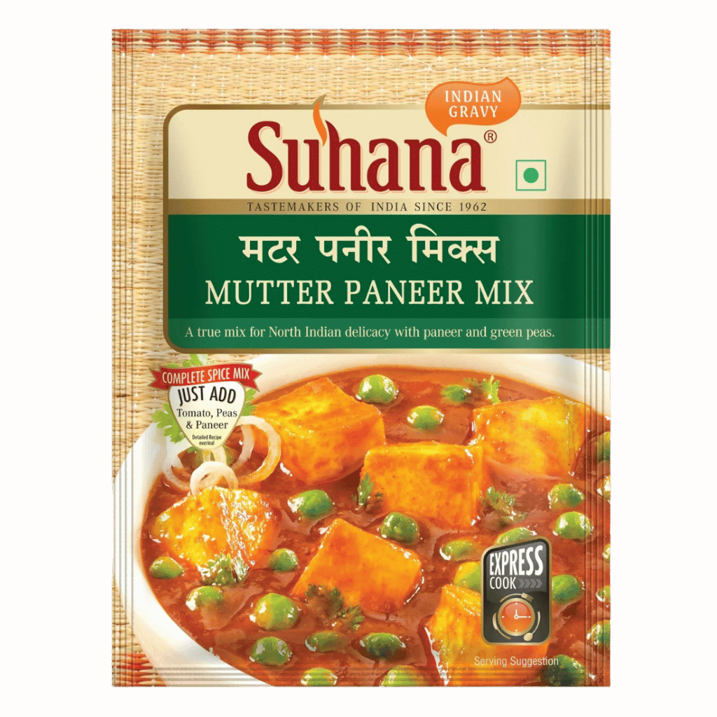 Suhana Mutter Paneer 50 g buy online USA