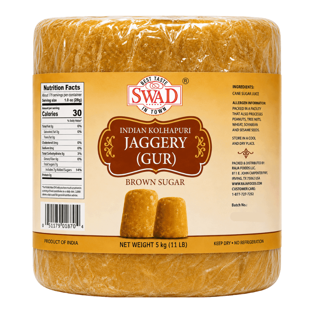 Swad Kolapuri Jaggerry Gur 5 kg buy online USA