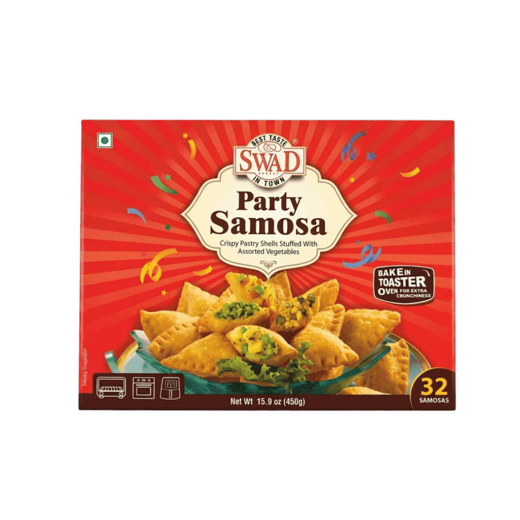 Swad Party Samosa 450 g 32 pcs buy online USA