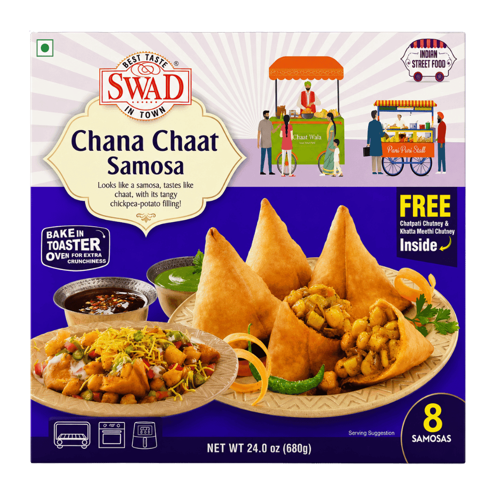 Swad Chana Chaat Samosa 680 g/8 pcs buy online USA