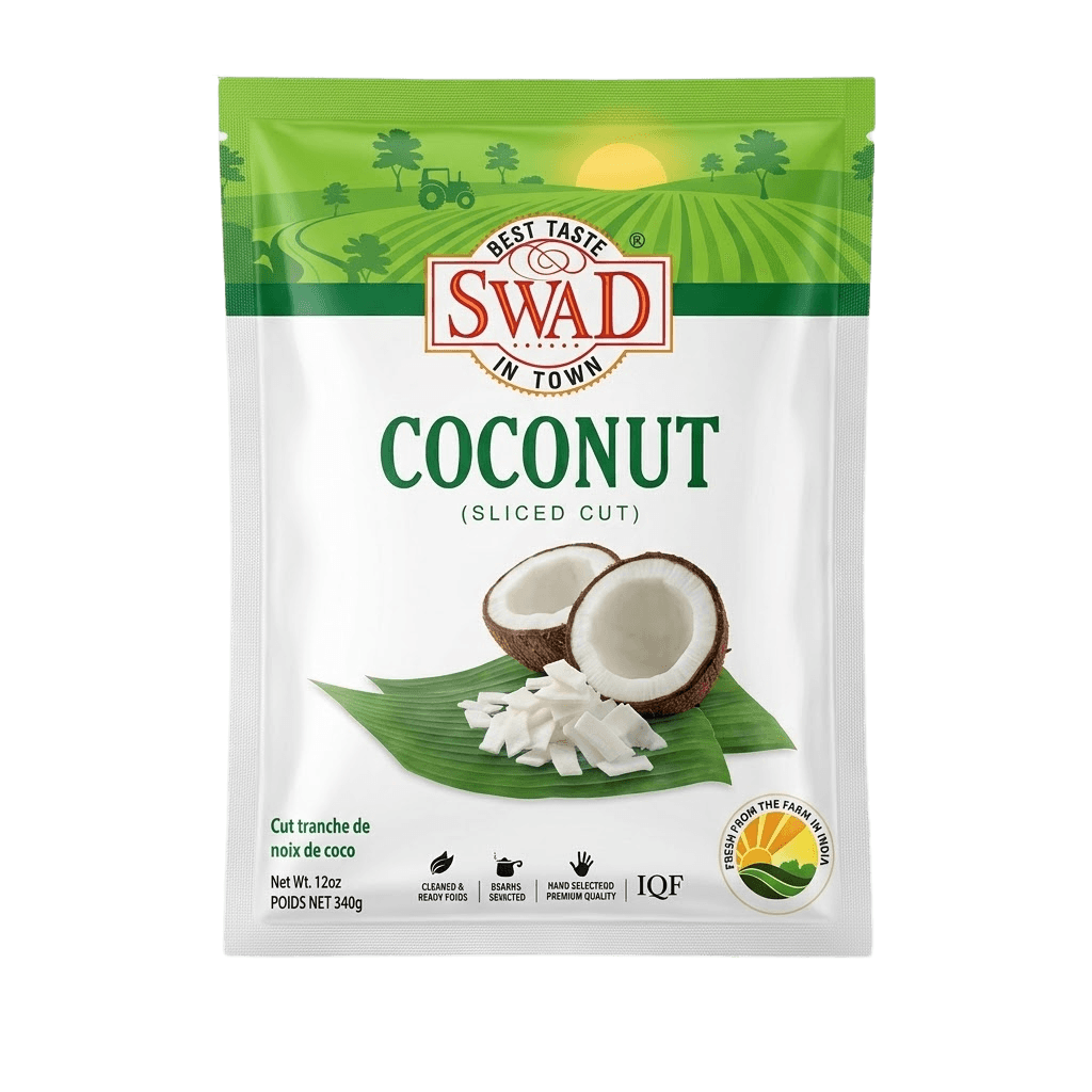 Swad Coconut Sliced Cut 340 g buy online USA