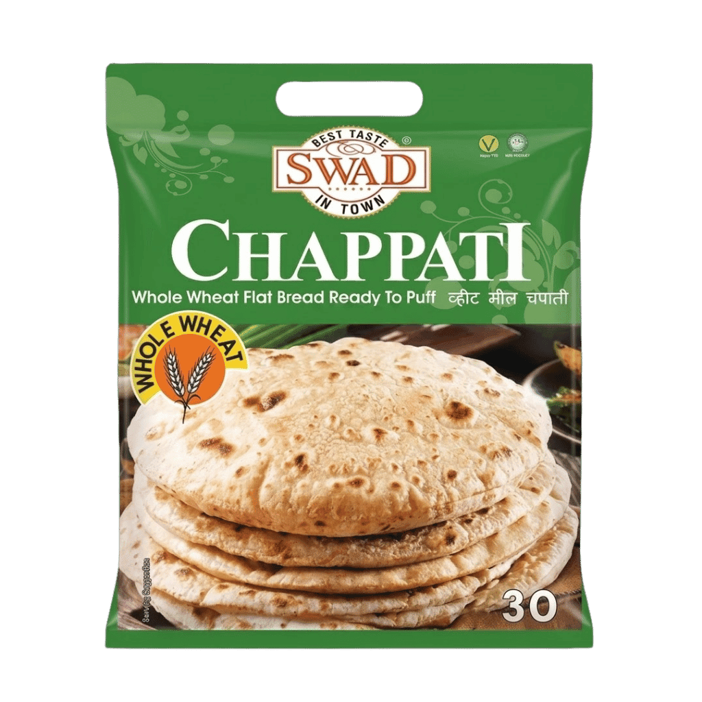 Swad Chappati Whole Wheat 30 pcs buy online USA