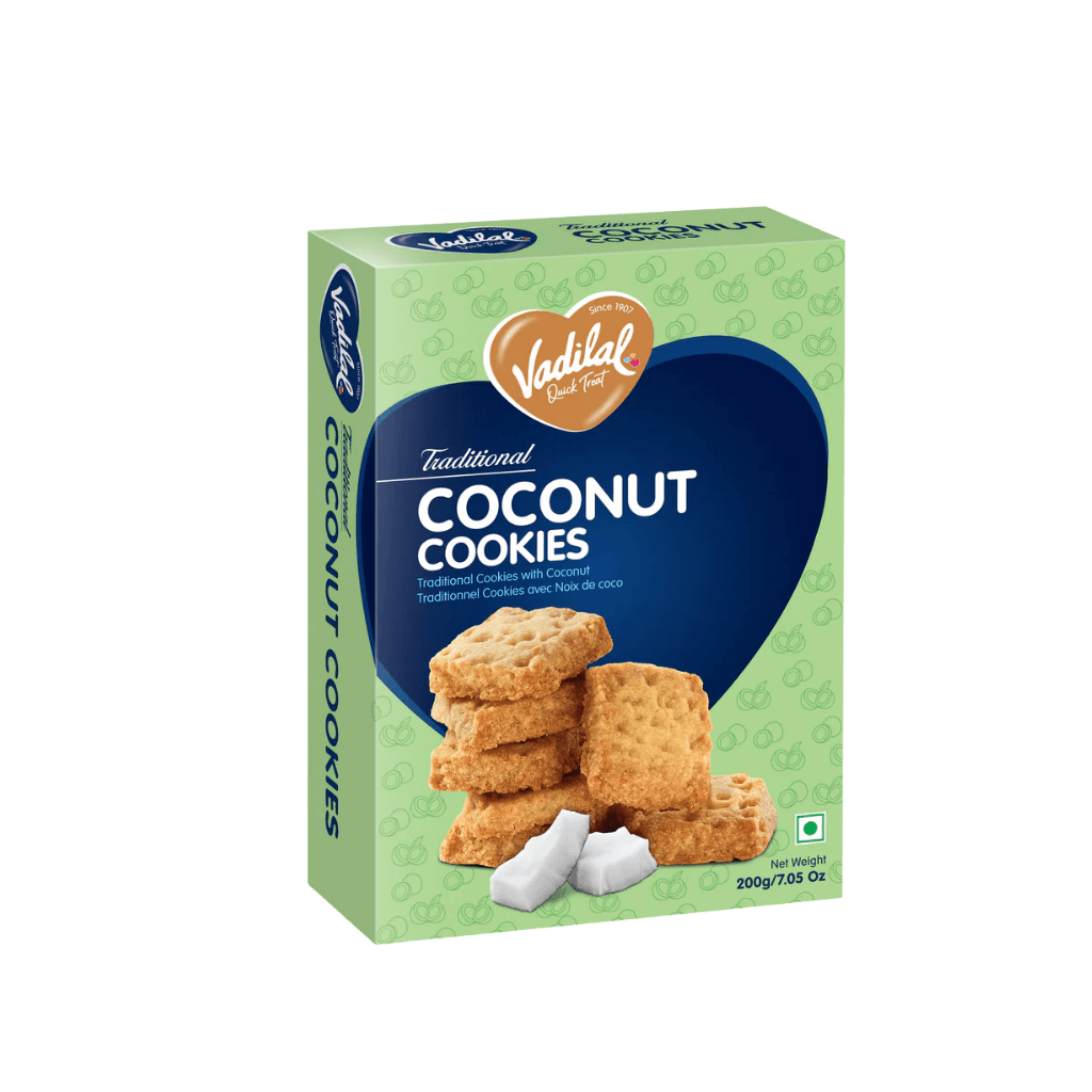 Vadilal Coconut Cookies 200 g buy online USA