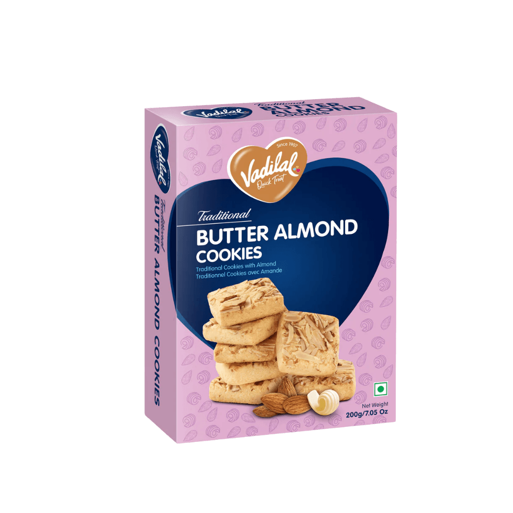 Vadilal Butter Almond Cookies 200 g buy online USA