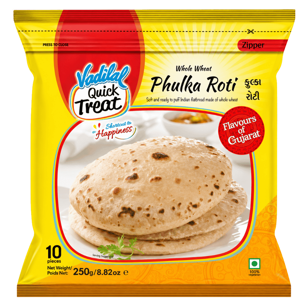 Vadilal Phulka Roti 10 pcs buy online USA