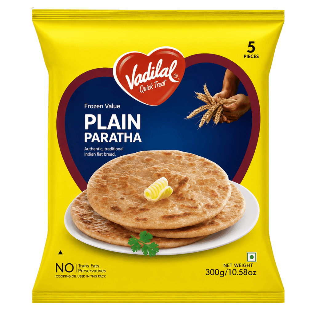 Vadilal Plain Paratha 5 pcs buy online USA