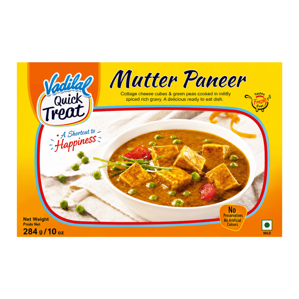 Vadilal Mutter Paneer 284 g buy online USA