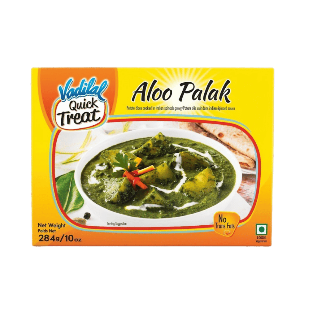 Vadilal Aloo Palak 284 g buy online USA