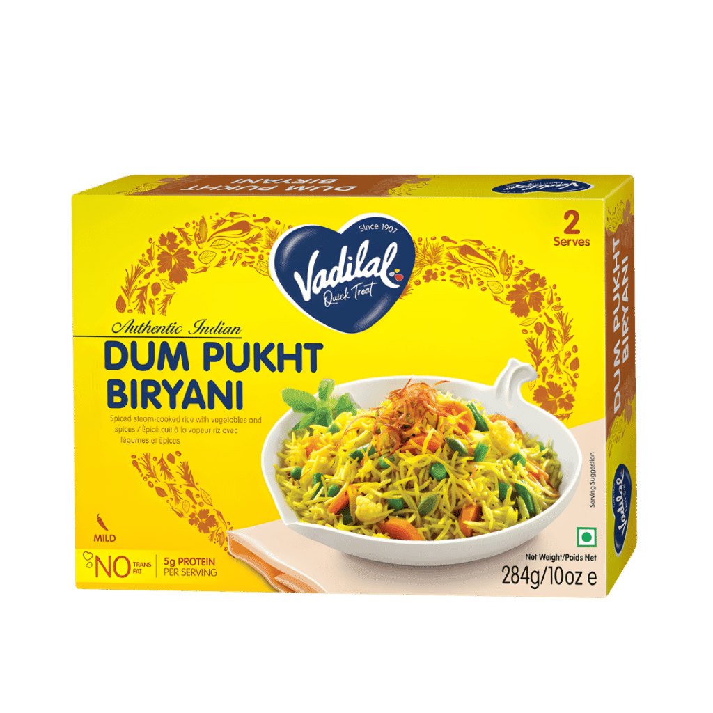 Vadilal Dum Pukht Biryani 284 g buy online USA