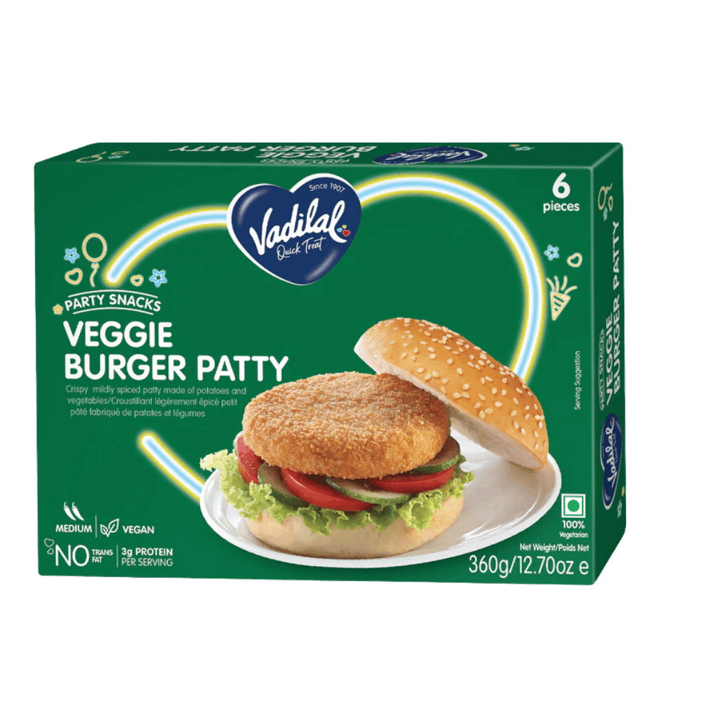 Vadilal Veggie Burgers 360 g buy online USA