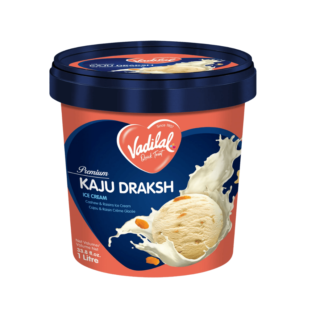 Vadilal Kaju Draksh Icecream 1 ltr buy online USA