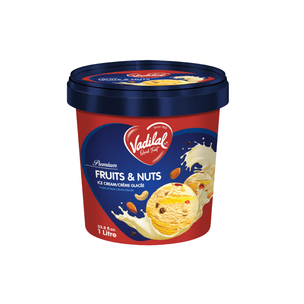 Vadilal Fruits & Nuts Icecream 1 ltr buy online USA