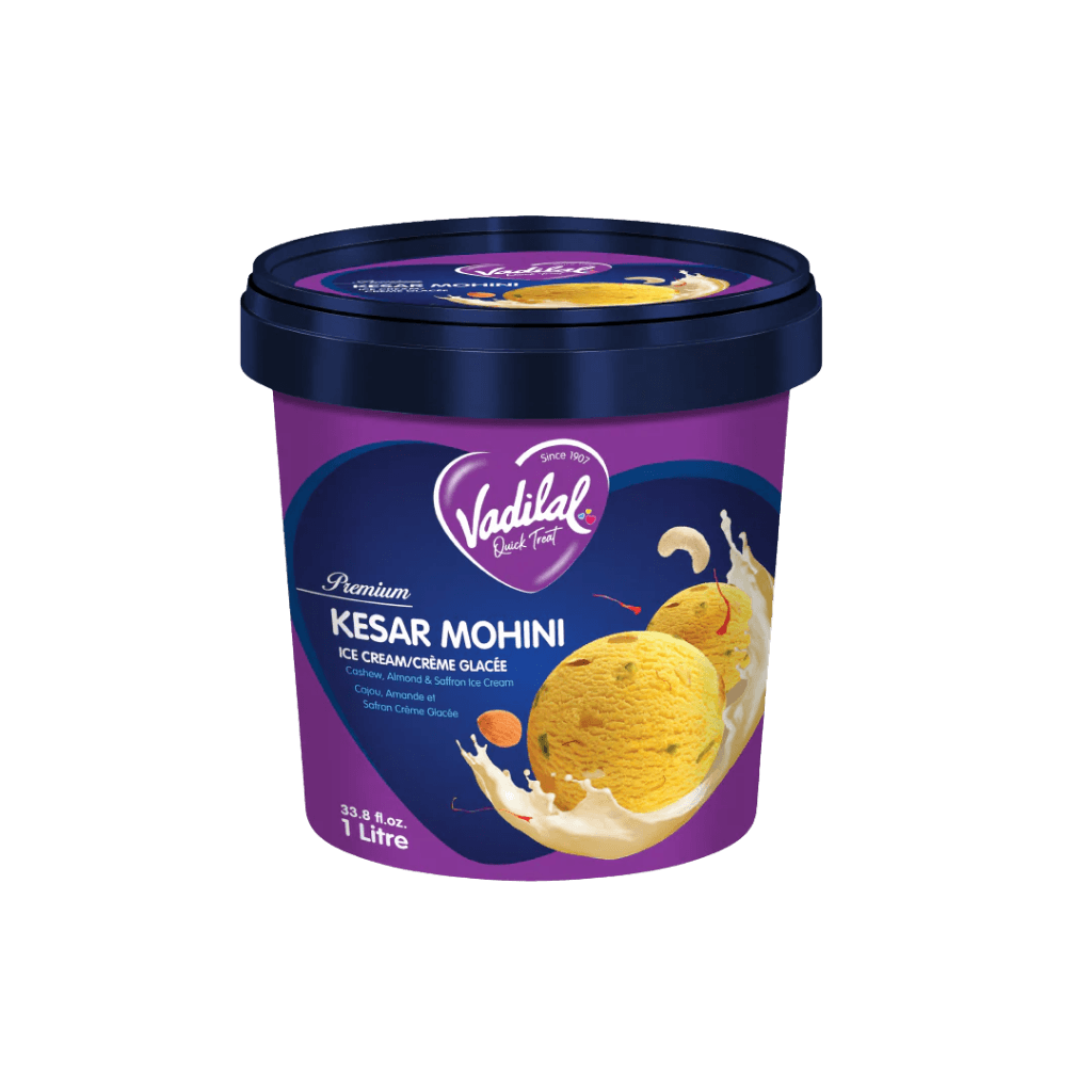Vadilal Kesar Mohini Icecream 1 ltr buy online USA