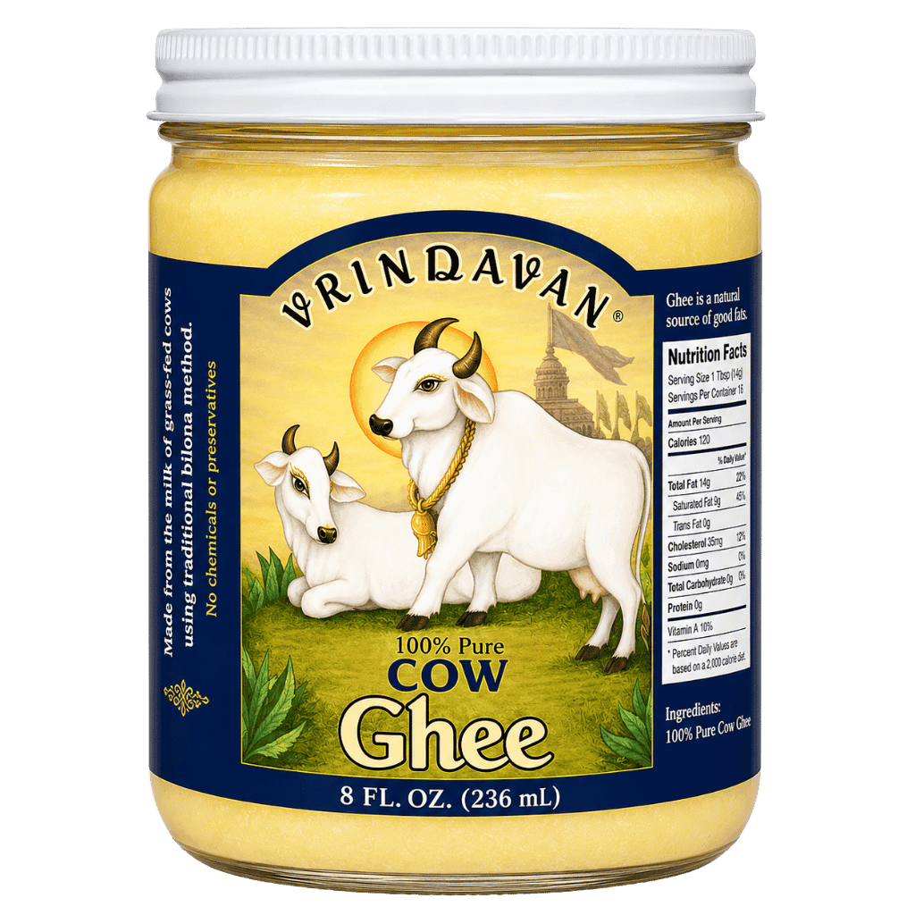 Vrindavan Cow Ghee 8 oz buy online USA