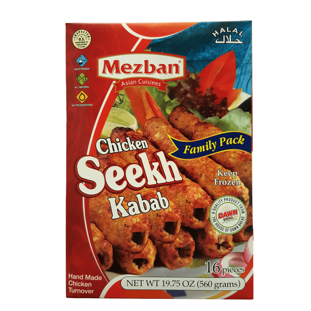 Mezban Chicken Seekh Kabab 16 pcs/560 g buy online USA