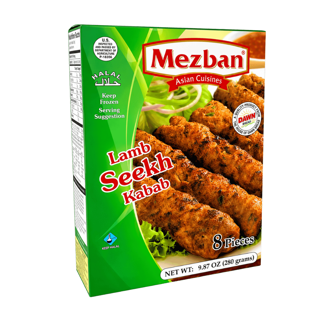 Mezban Lamb Seekh Kabab 8 pcs buy online USA