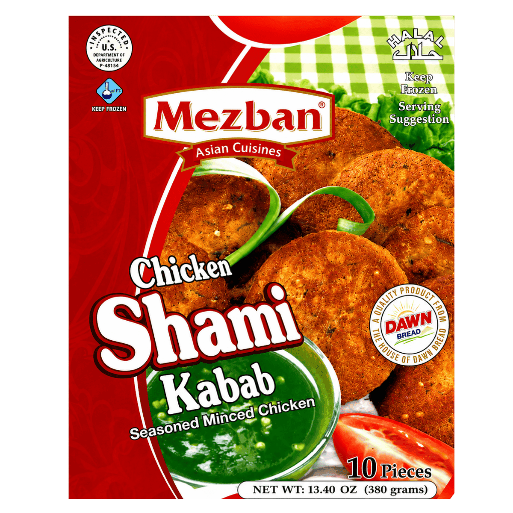 Mezban Chicken Shami Kabab 10 pcs buy online USA