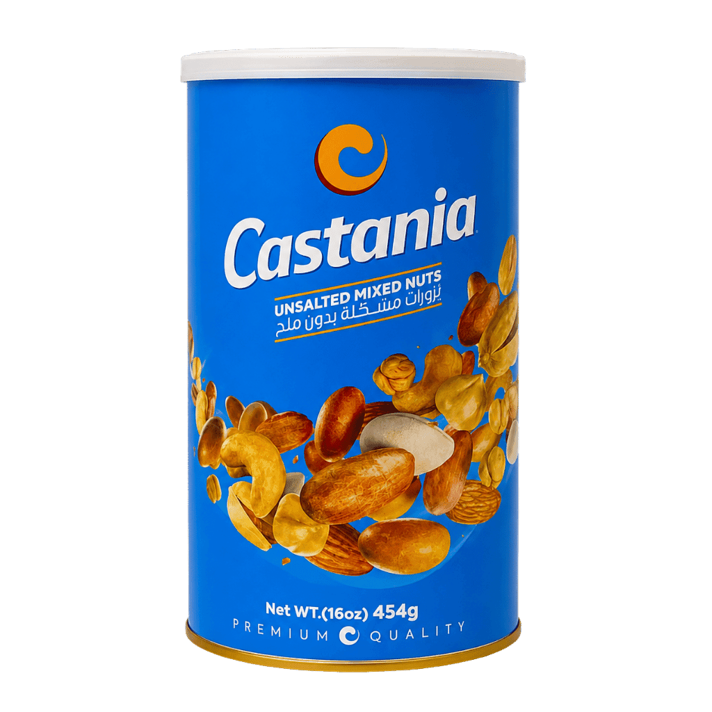 Castania Unsalted Mixed Nuts 454 g buy online USA
