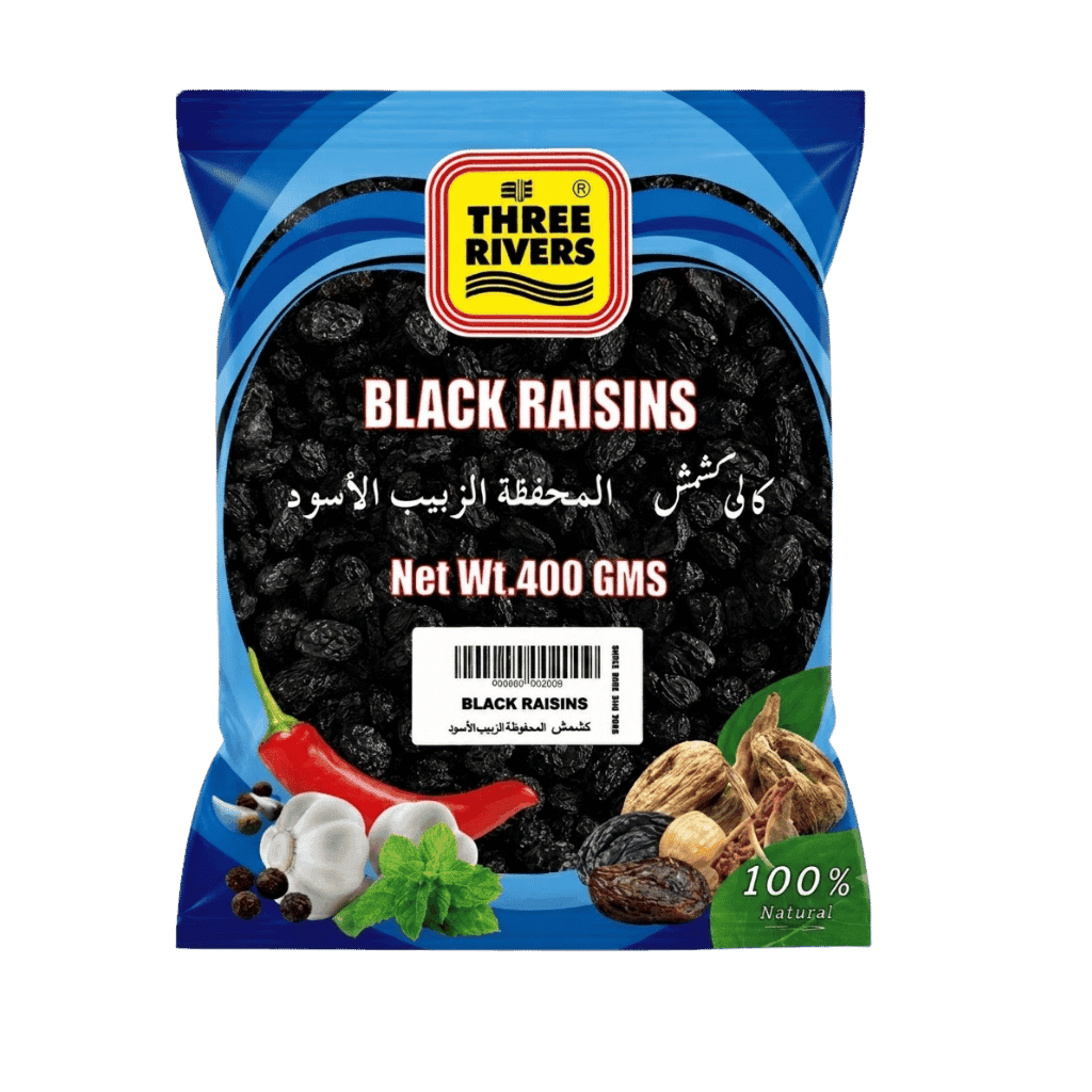 Three Rivers Black Raisins 400 g buy online USA