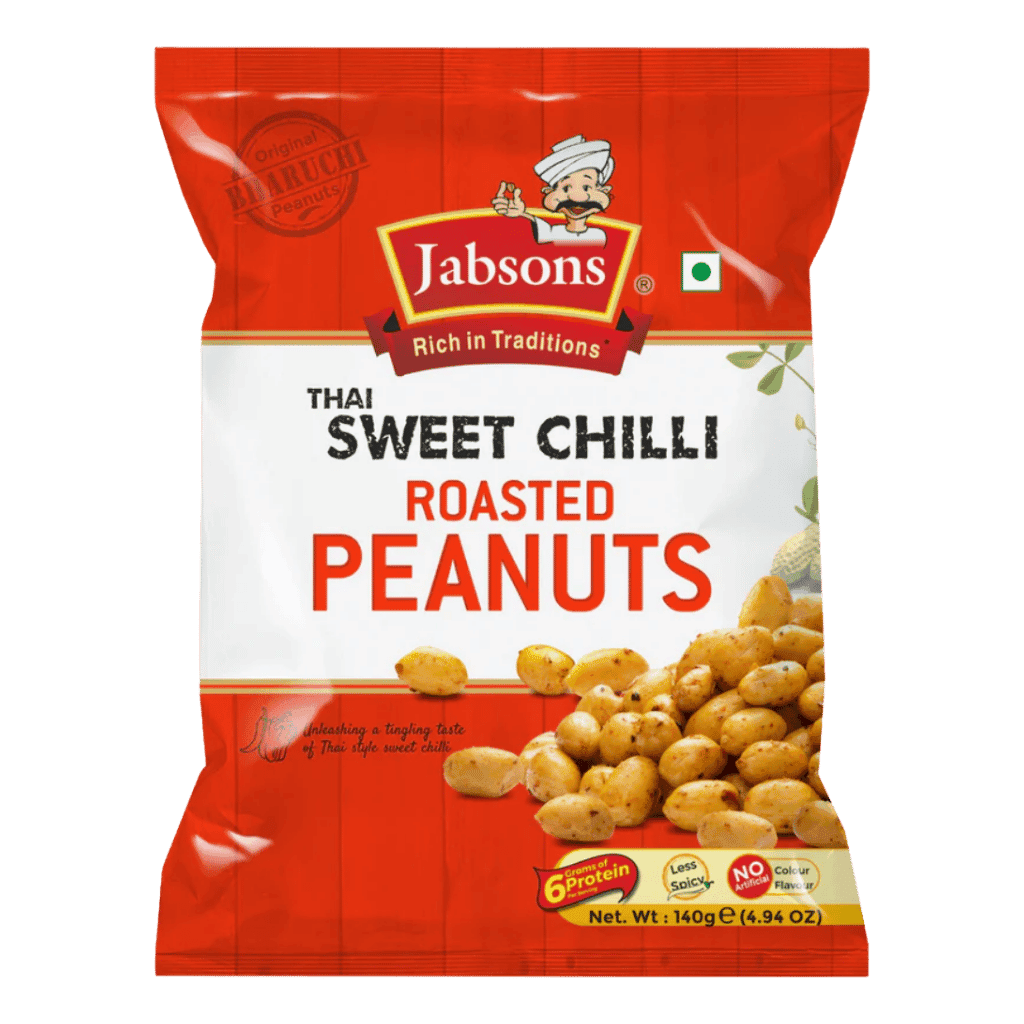 Jabsons Thai Chilli Peanuts 140 g buy online USA