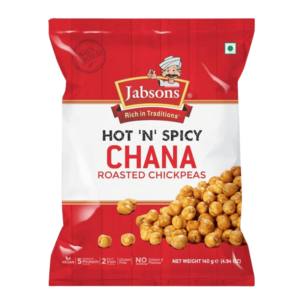 Jabsons Hot Spicy Chana 140 g buy online USA