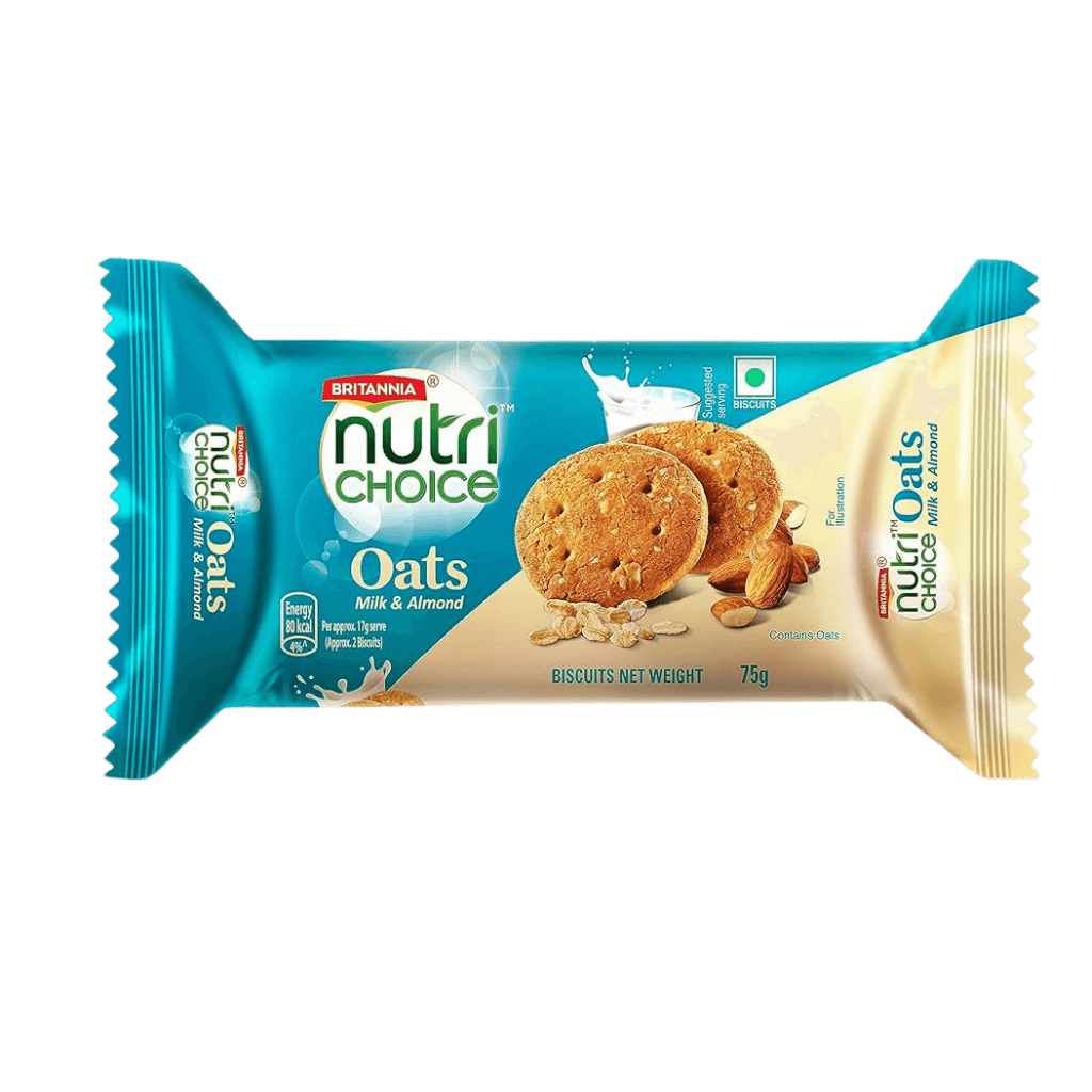 Britannia Oats And Almond 75 g buy online USA