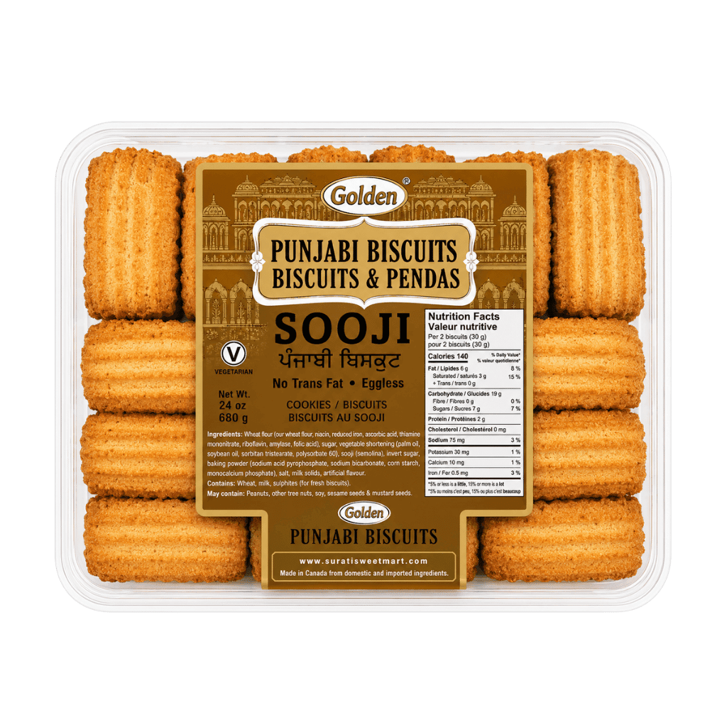 Golden Punjabi Sooji Cookies 680 g buy online USA