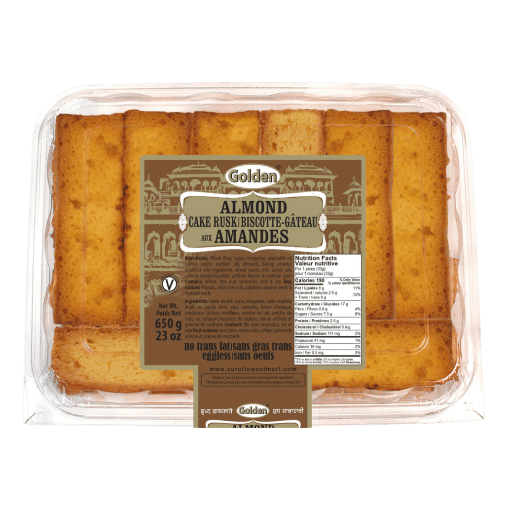 Golden Almond Cake Rusk 650 g buy online USA